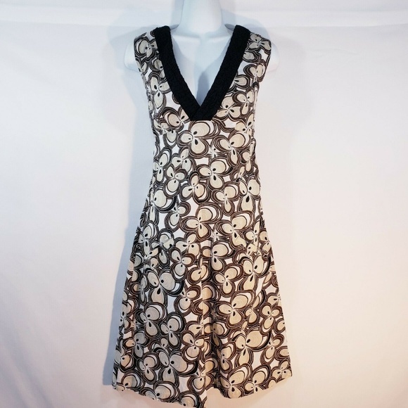 ALLEGRA‎ HICKS Designer Dress Size 4 Pocket Front V - Picture 3 of 8